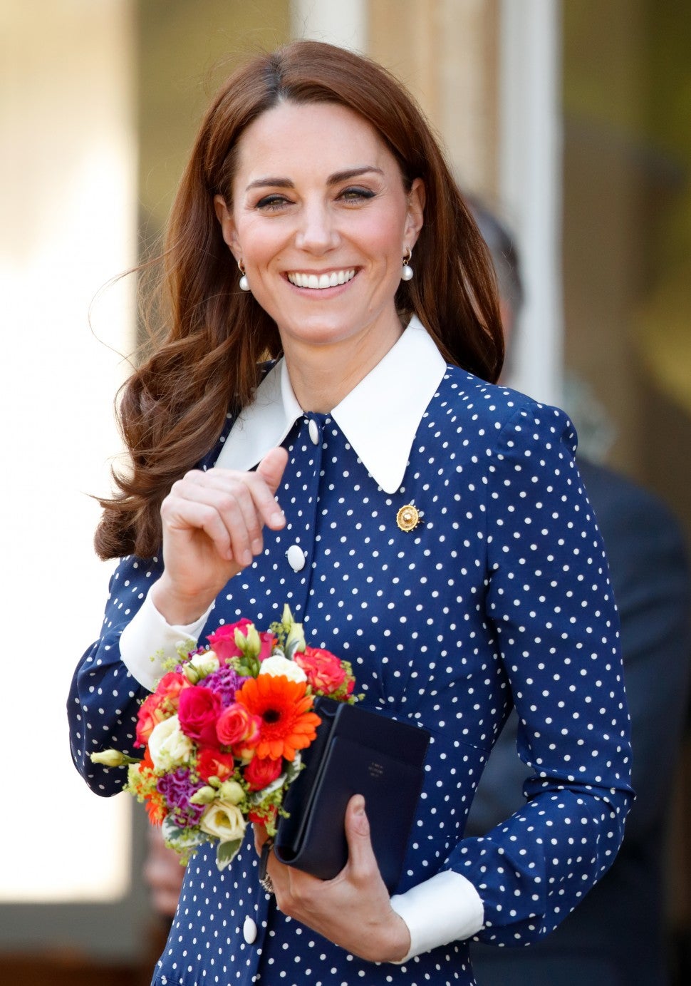 Kate Middleton perfect in polka dots for Wimbledon final - pictures