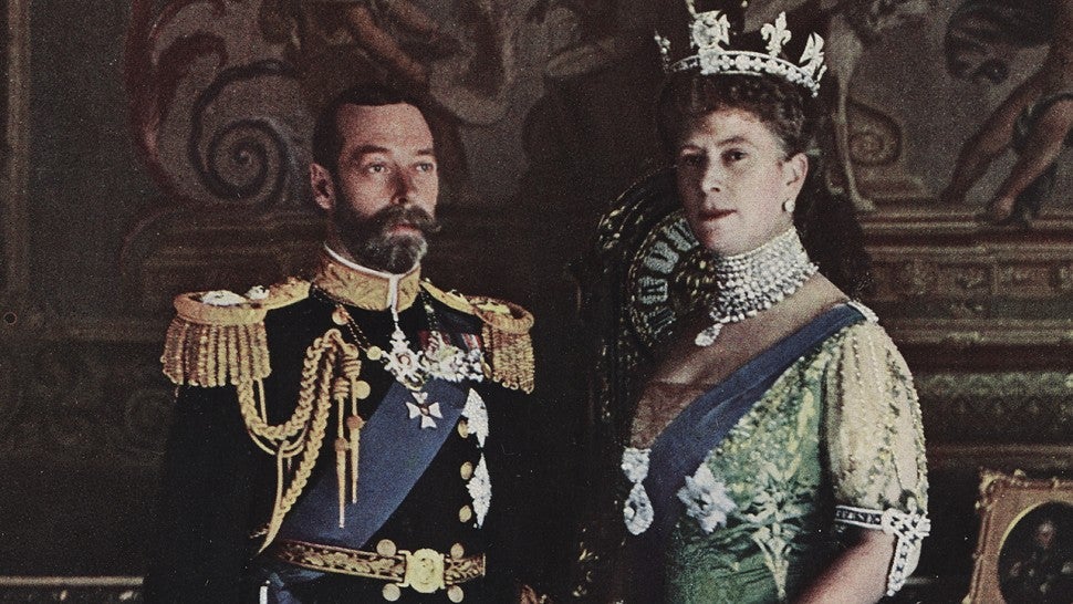 Downton Abbey King George V Queen Mary And The Real Life Royal