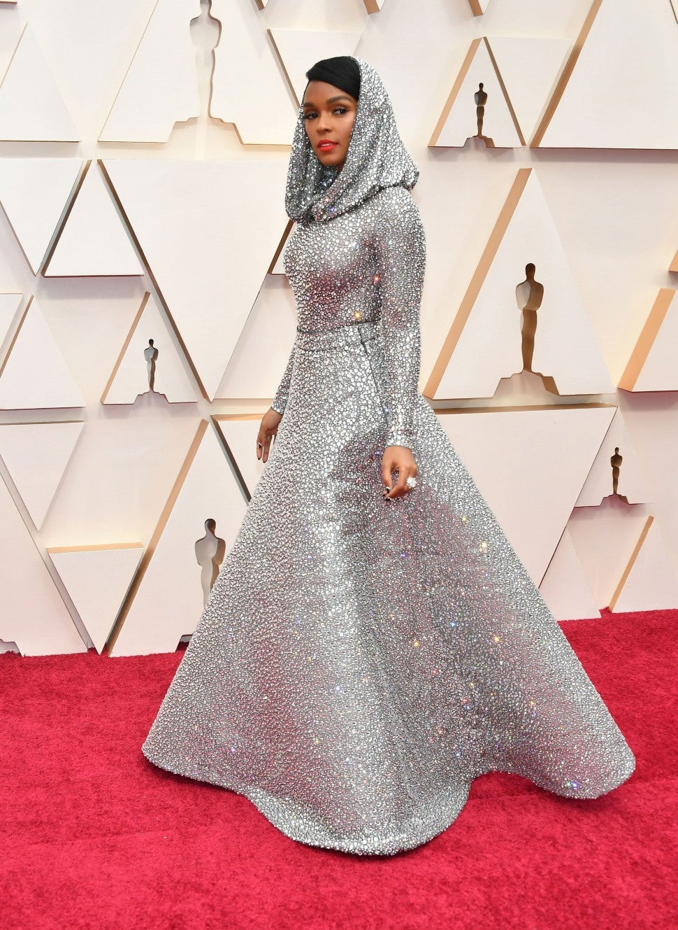 Janelle Monae's HandEmbroidered Oscars Gown Took 600 Hours to Make