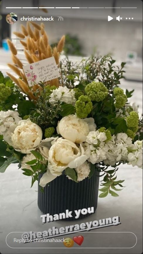 Heather Rae Young & Christina Haack Celebrate Each Other With Flowers ...