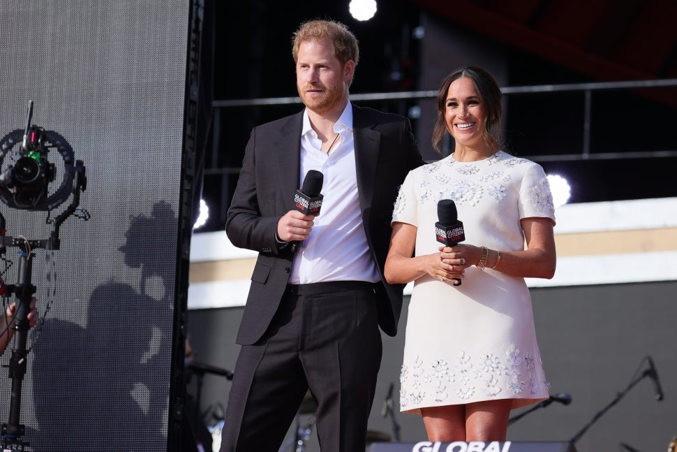 Prince Harry and Meghan Markle speak at Global Citizens Festival