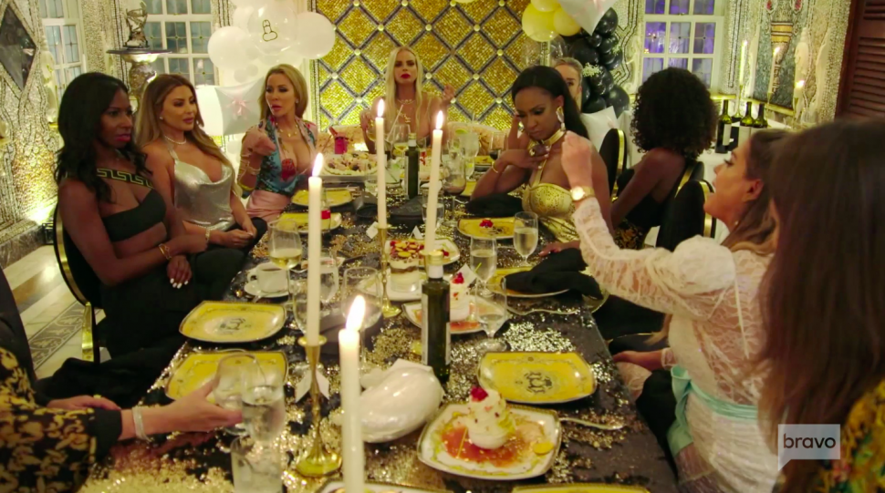 A dinner at the Versace Mansion goes off the rails on The Real Housewives of Miami