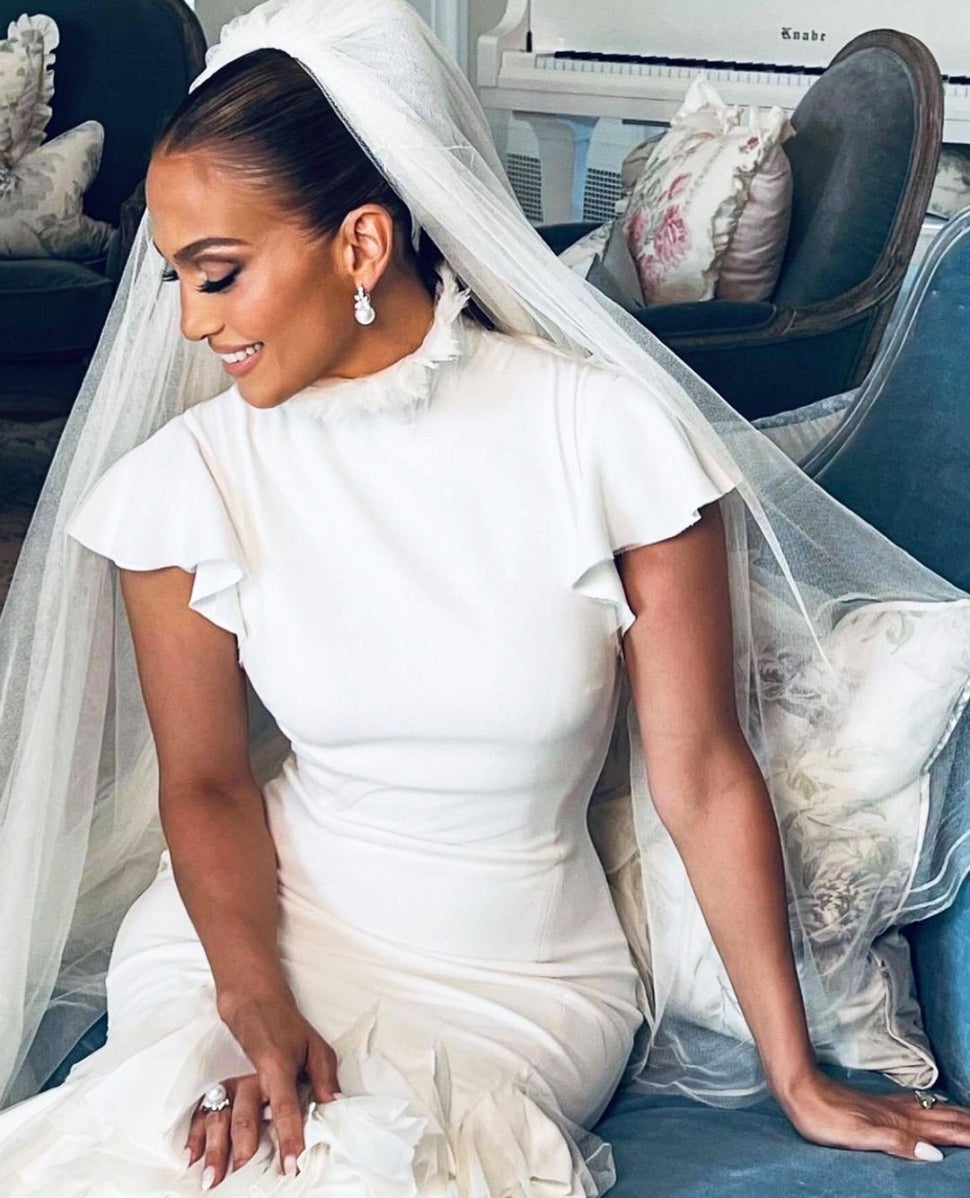 jennifer lopez wedding dress marc anthony