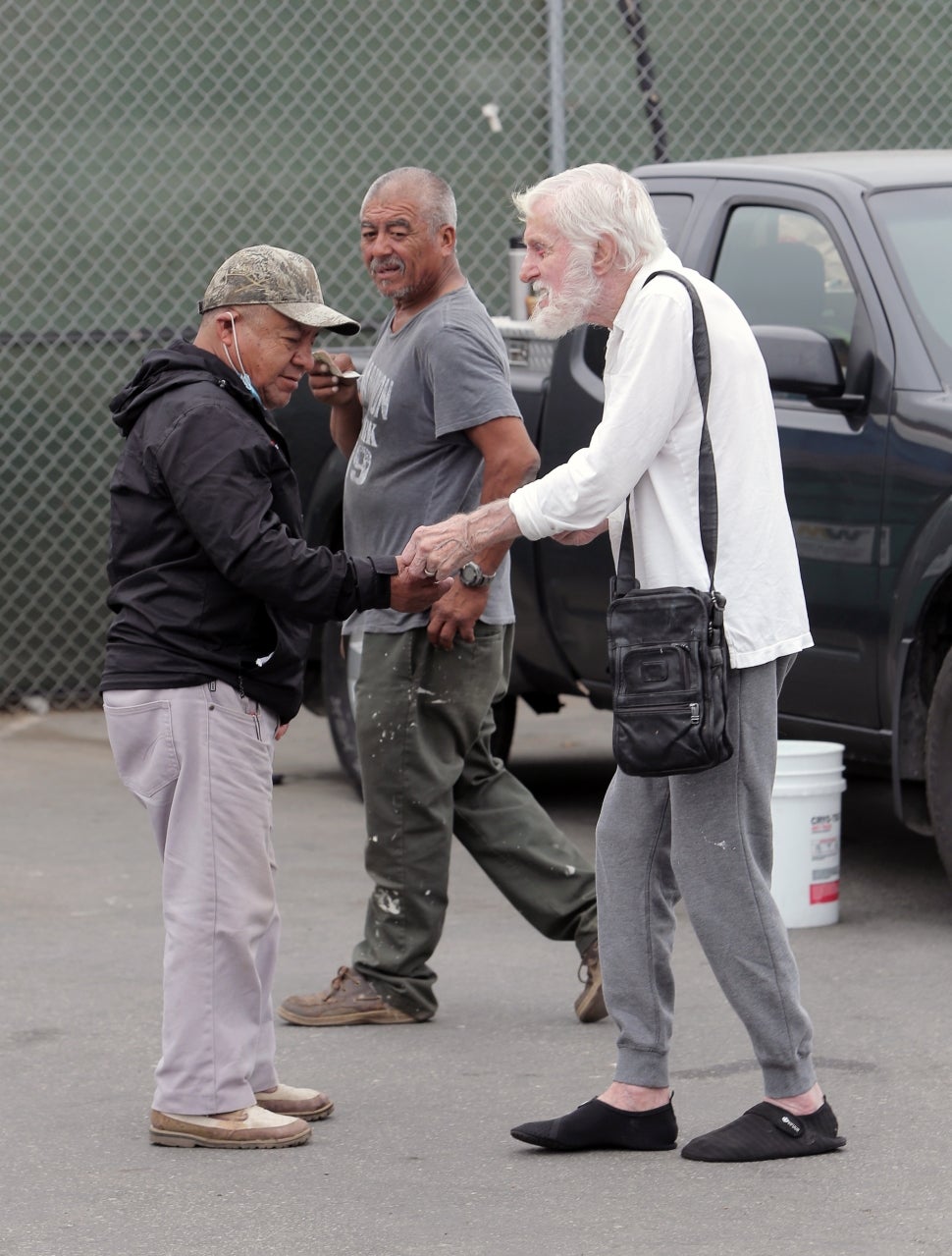 Dick Van Dyke Hands Out Money At Labor Center: 'Whenever I Have Some ...