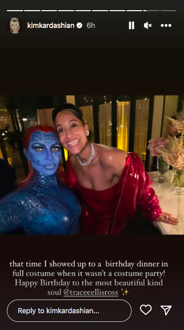 Kim Kardashian and Tracee Ellis Ross