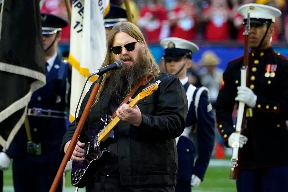 Chris Stapleton Reacts To Eagles Coach Nick Sirianni Getting Emotional   GettyImages 1247092465 