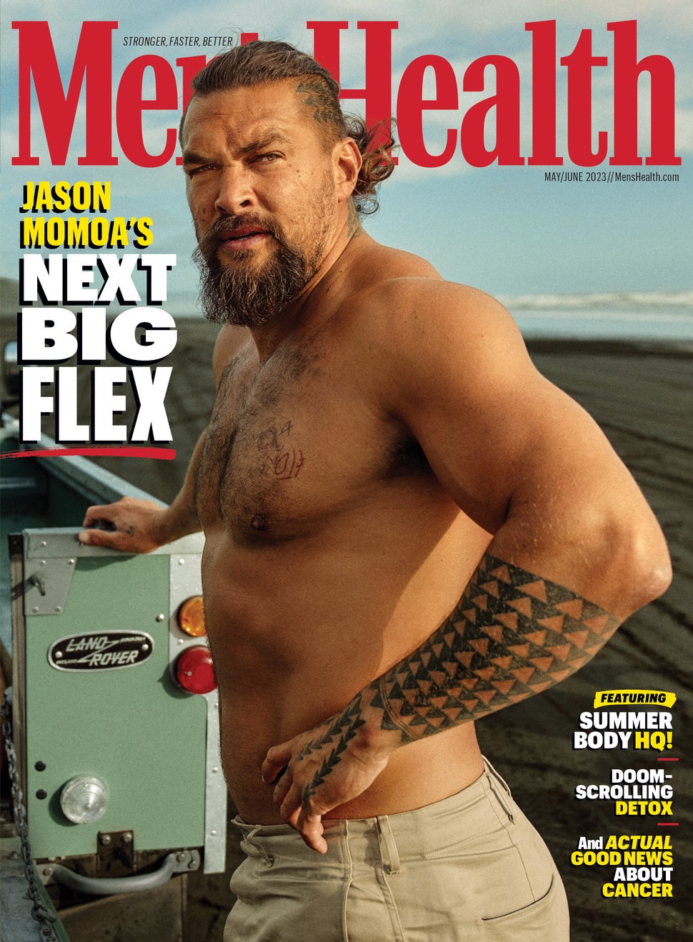 Jason Momoa, Men's Health Magazine Cover