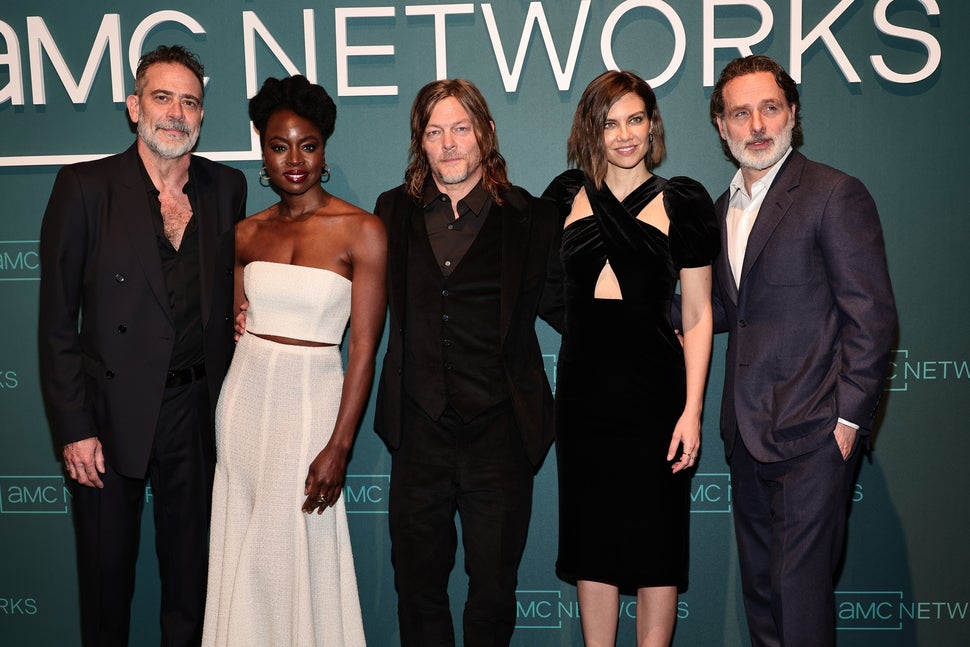 Jeffrey Dean Morgan, Danai Gurira, Norman Reedus, Lauren Cohan and Andrew Lincoln attend the AMC Networks' 2023 Upfront at Jazz at Lincoln Center on April 18, 2023 in New York City.