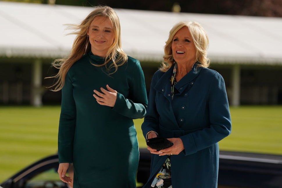 Jill Biden and her granddaughter Finnegan Biden 