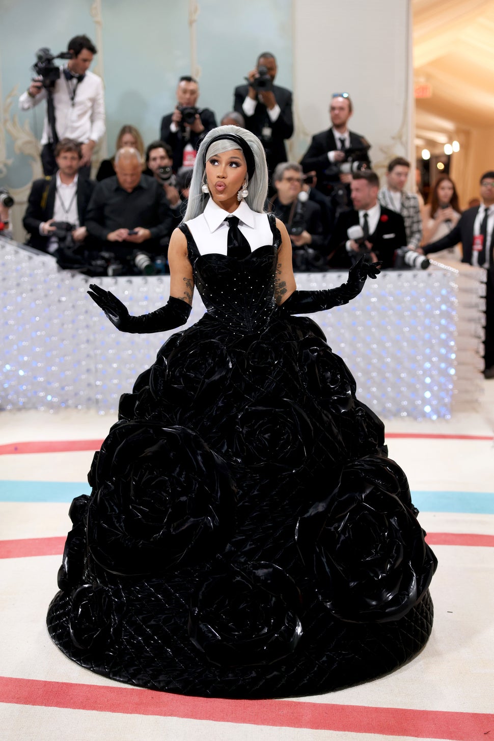 Cardi B Jokes That Karl Lagerfeld Is Judging Met Gala Looks In Heaven ...