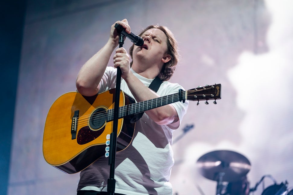 Lewis Capaldi Performs at Glastonbury Music Festival