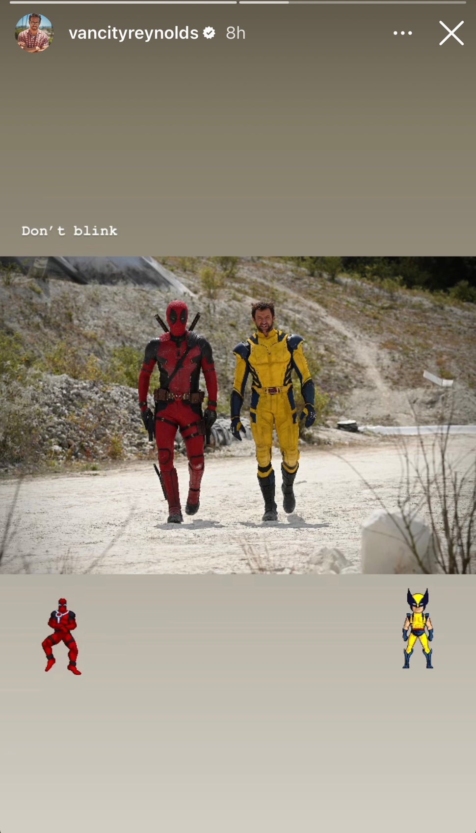 Heres The First Look At Ryan Reynolds And Hugh Jackman Suited Up For Deadpool 3 2912