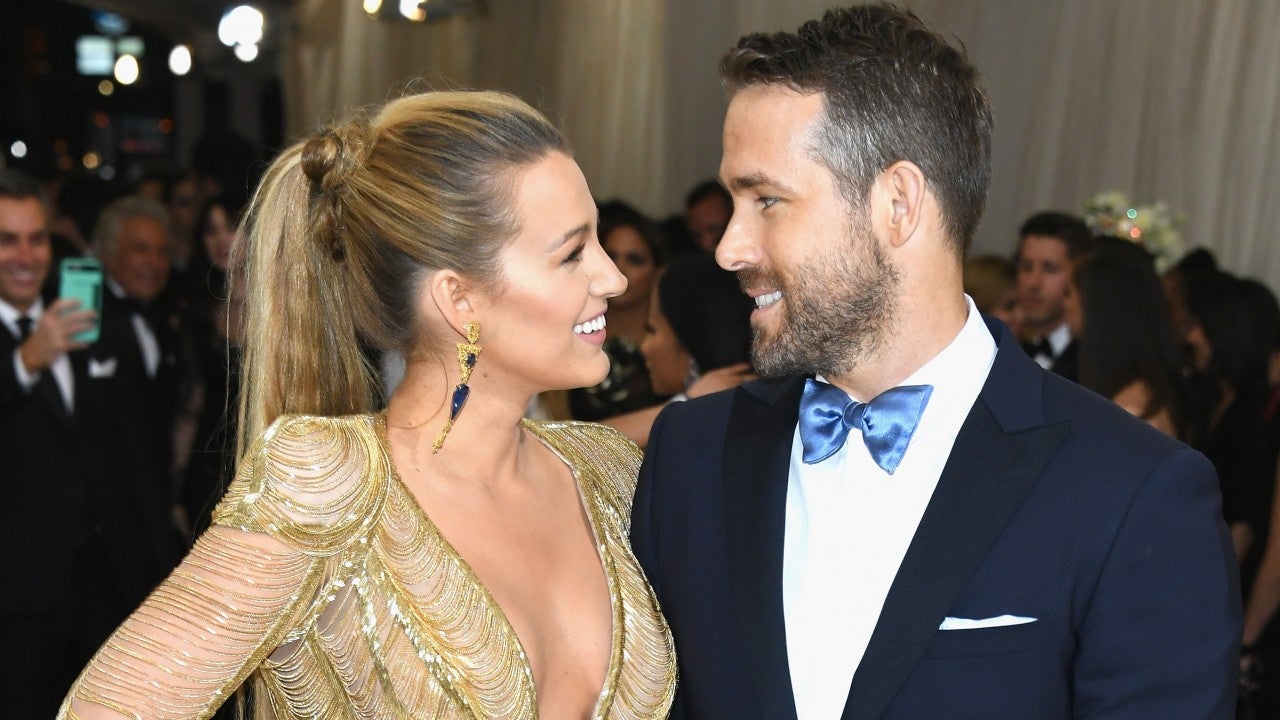 Blake Lively Stuns in Bedazzled Jersey, Holds Hands With Ryan Reynolds:  Pic!