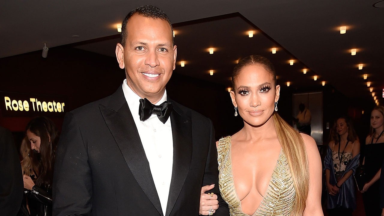 Alex Rodriguez Poses With Jennifer Lopez's Younger 'Fan Club' in a