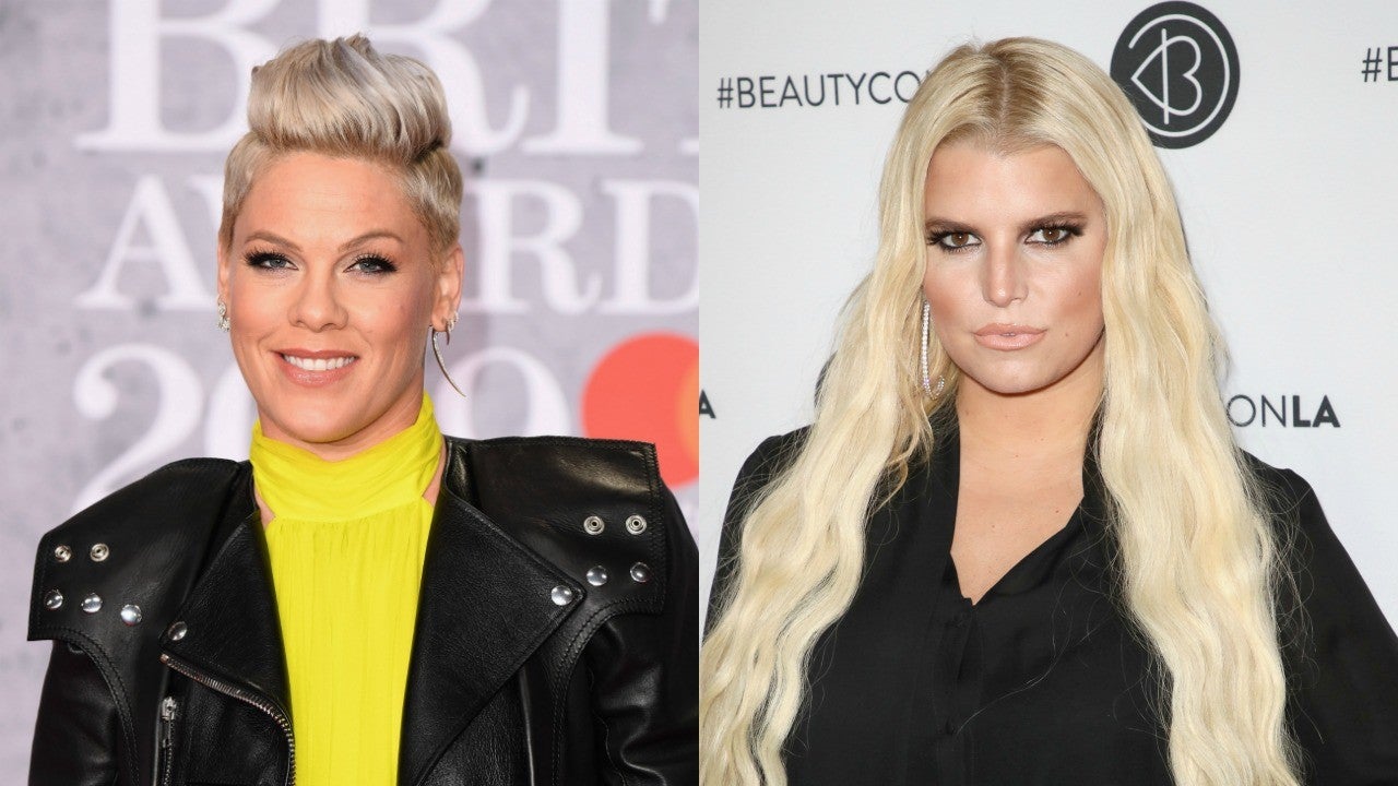Pink Shows She S Got Jessica Simpson S Back In The Best Way After She S Mom Shamed For Dyeing