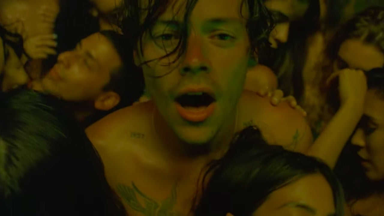 Harry Styles Is Sweaty and Shirtless in New Music Video for