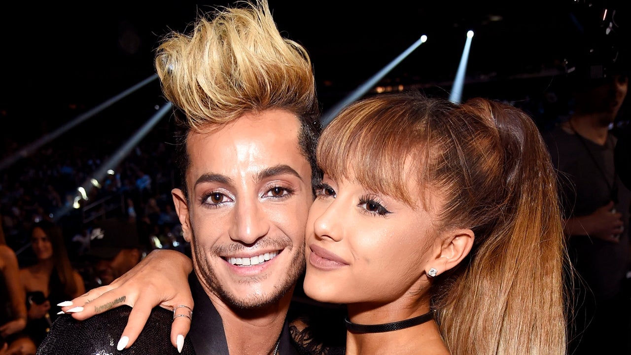 Ariana Grande Reacts to Brother Frankie's Shocking Selfie After Nose Job