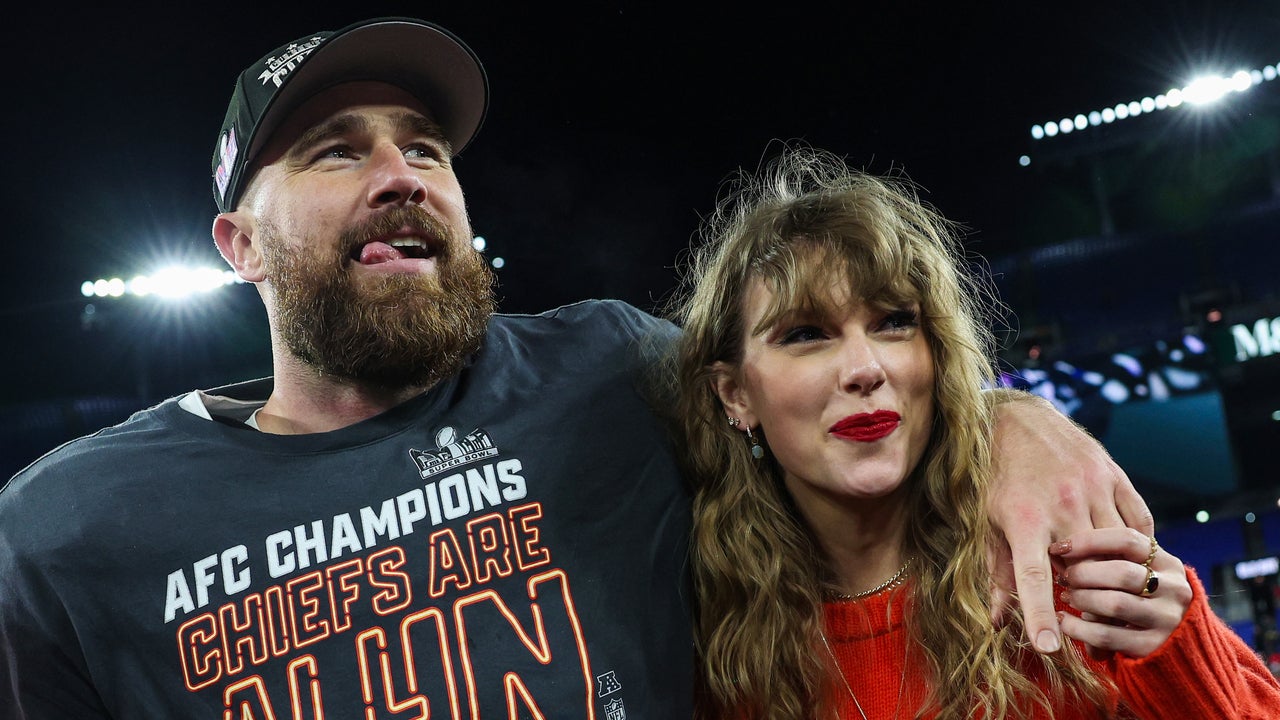 Travis Kelce Jokes About the 'Taylor Swift Effect' When Meeting a Starstruck Fan: See the Video