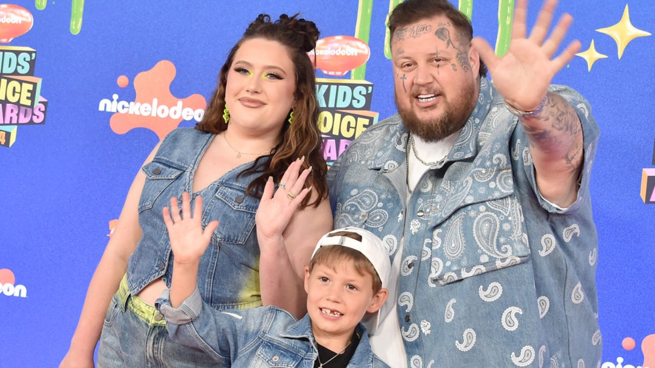 Jelly Roll Brings Daughter Bailee Ann and Son Noah Buddy to 2024 Kids' Choice Awards