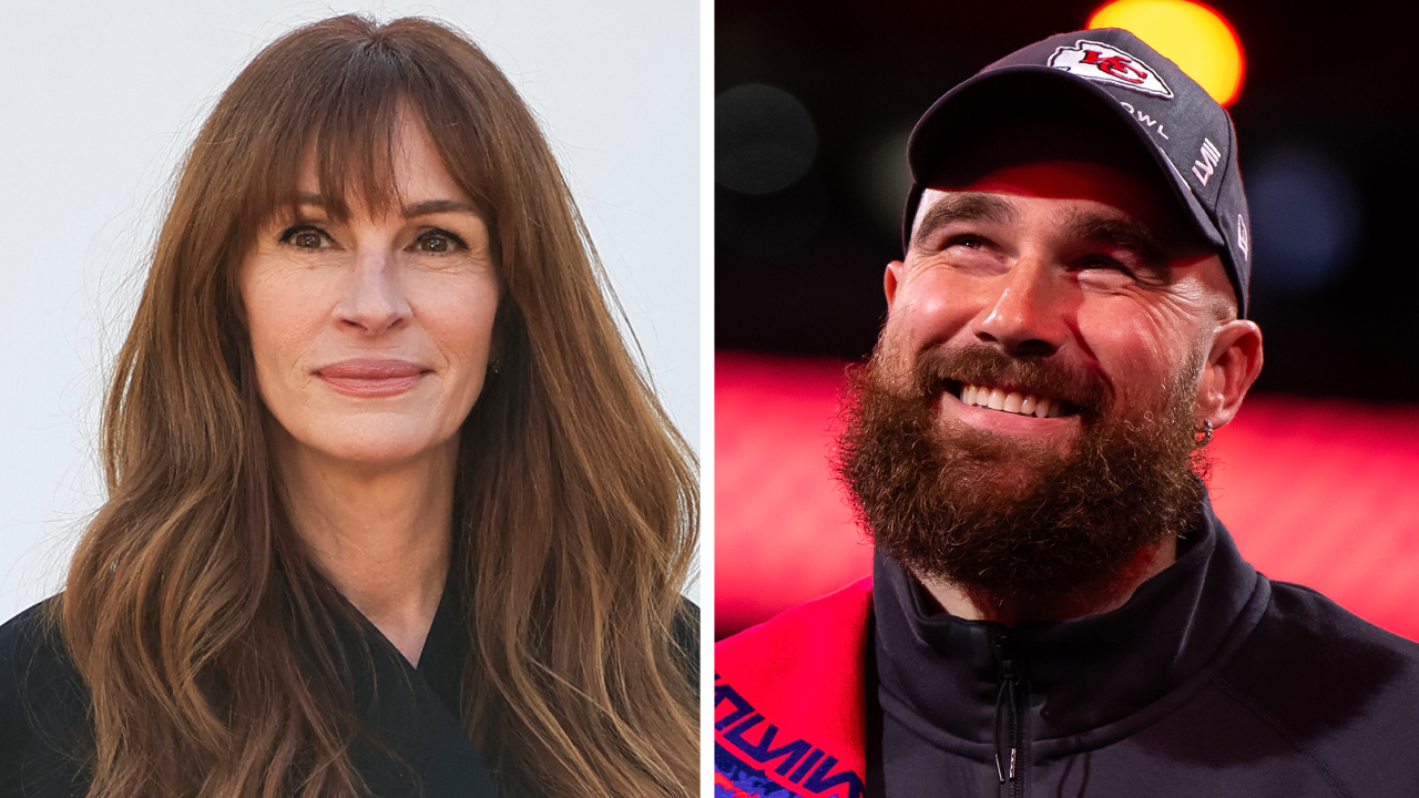 Travis Kelce Reacts to Meeting Julia Roberts at Taylor Swift's Concert After Their Interaction Went Viral