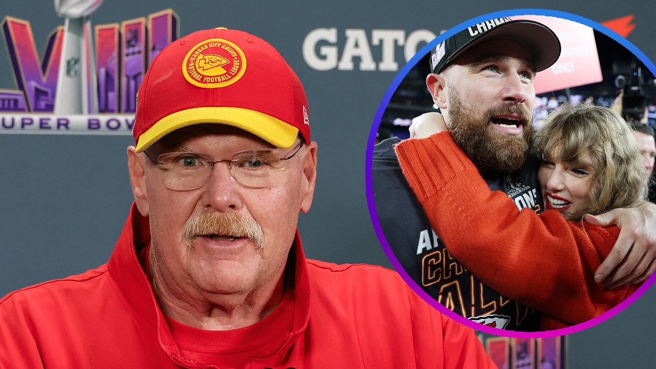 Kansas City Chiefs Coach Andy Reid Jokes Travis Kelce Can Be Taylor Swift's 'Waterboy' at Eras Tour Shows