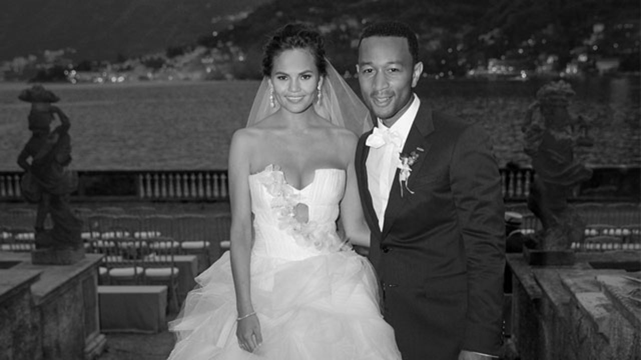 John Legend, Chrissy Teigen Wedding Photo | Entertainment Tonight