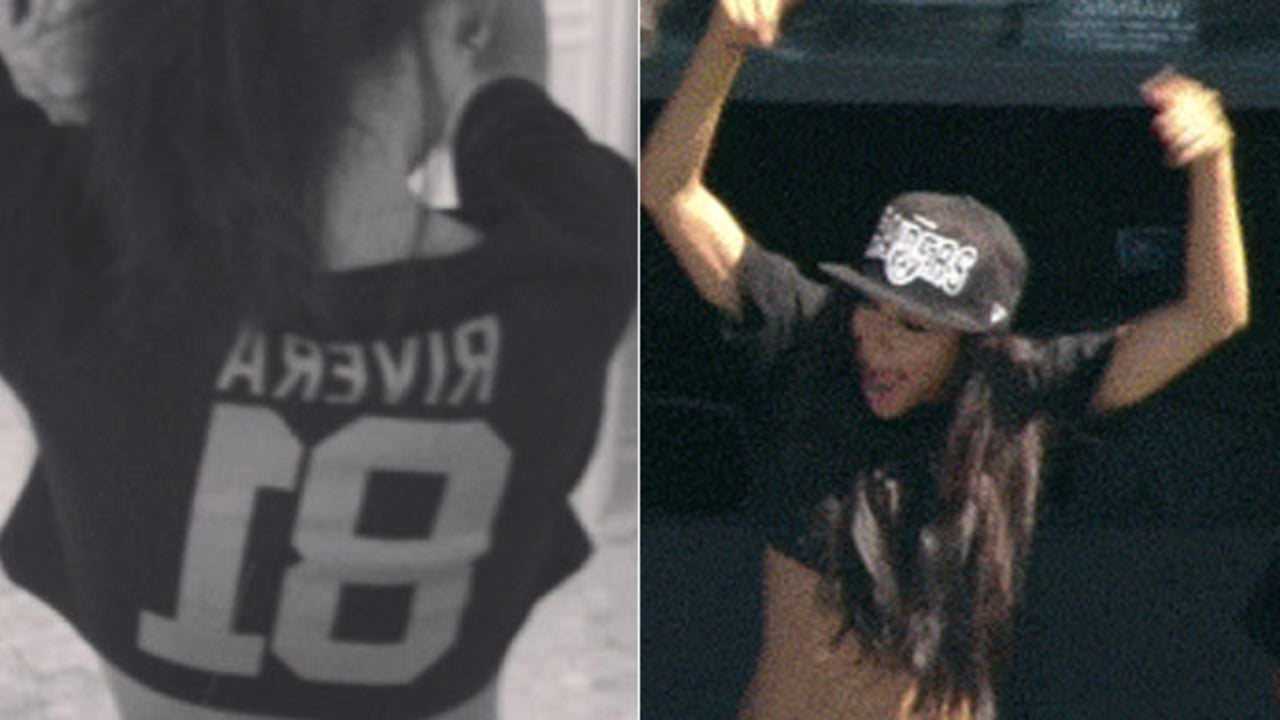 Naya Rivera Celebrates Brother Mychal's First Raiders Touchdown!, Naya  Rivera