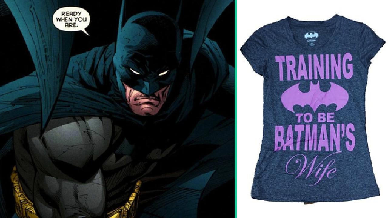 This Batman T-Shirt for Girls Is Being Blasted as 'Sexist' and  'Misogynistic' | Entertainment Tonight