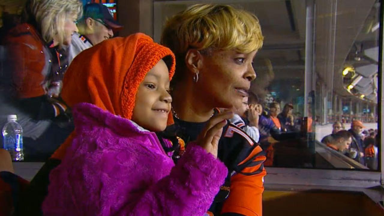 Nfl Player Devon Stills Sick Daughter Watches Dad Play For The First Time Entertainment Tonight