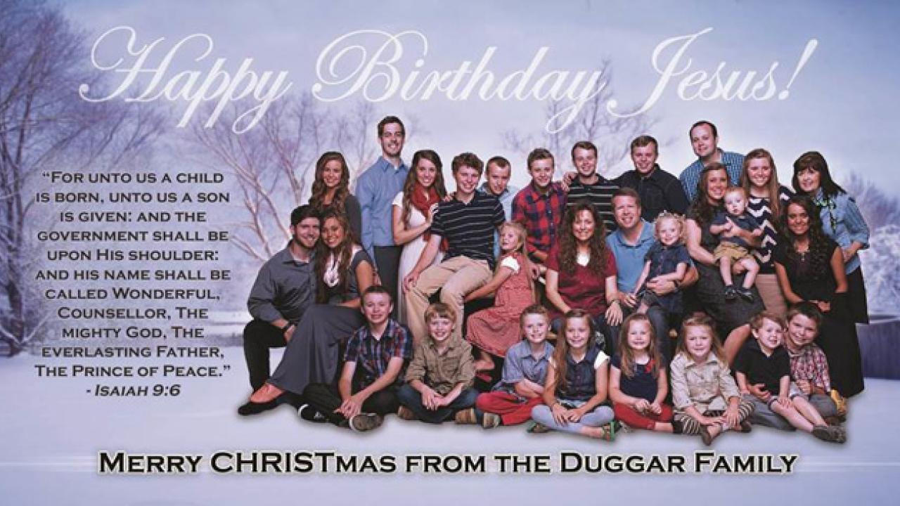 Duggar Christmas Card Features 28 Family Members (and Counting