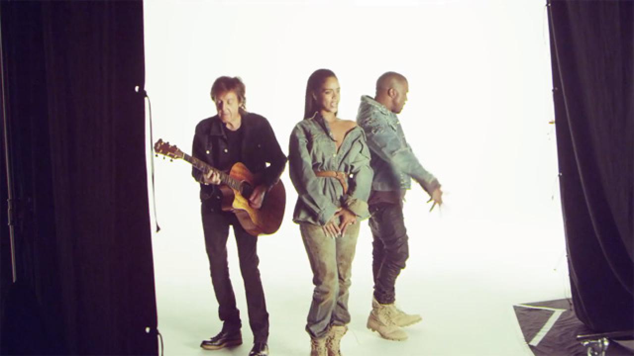 Rihanna Teases 'FourFiveSeconds' Music Video | Entertainment Tonight