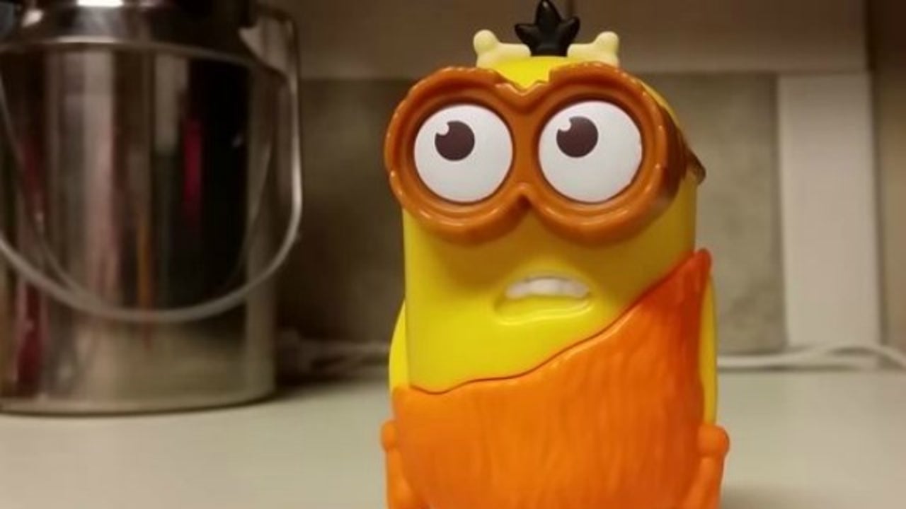 cursing minion toy