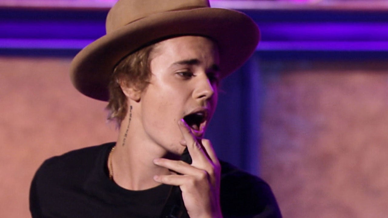Justin Bieber Gives Swoon Worthy Lip Sync Of Big Girls Dont Cry Entertainment Tonight 