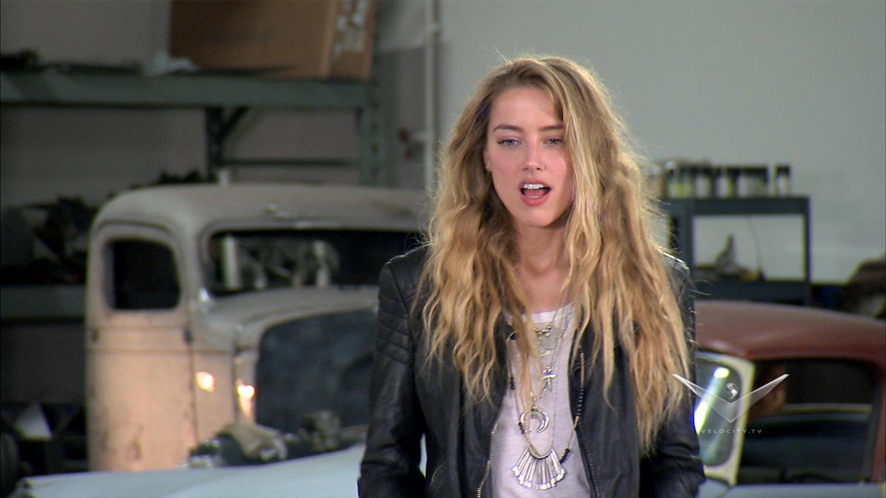 Amber Heard Tears Up Over Her Awesome New Car on #39 Overhaulin