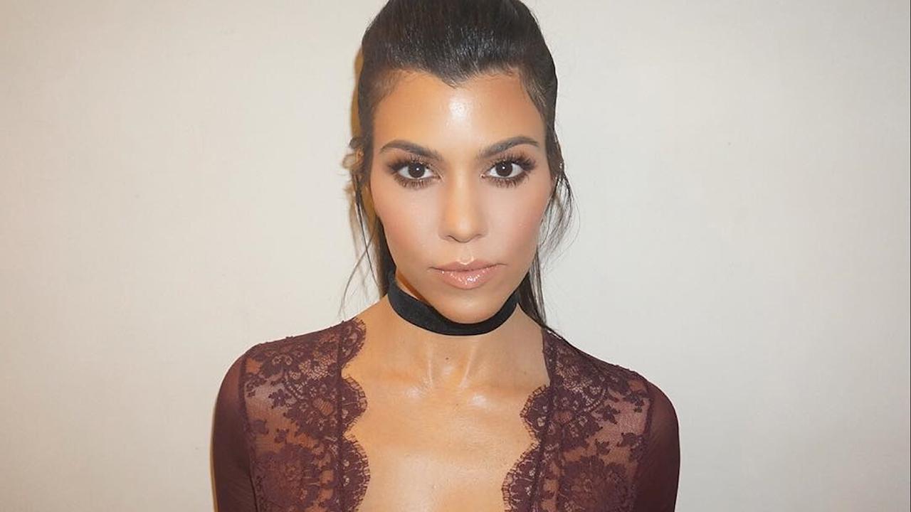 Sexier Than Ever Kourtney Kardashian Goes Braless In Sheer Top On 