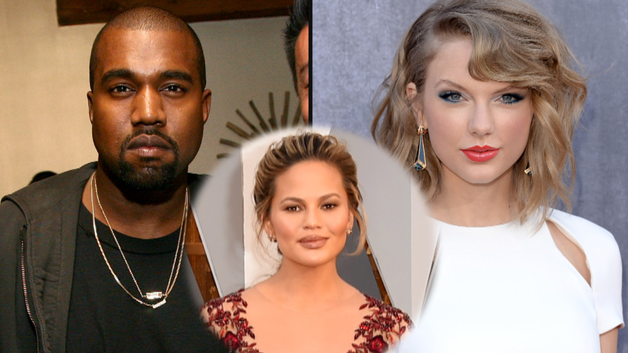 Chrissy Teigen Weighs In On Taylor Swifts Kanye West Diss At The Grammys Its So Awkward 7418