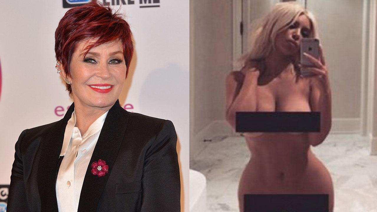 Sharon Osbourne Shares Own Naked Selfie Inspired by Kim Kardashian, Ellen D...