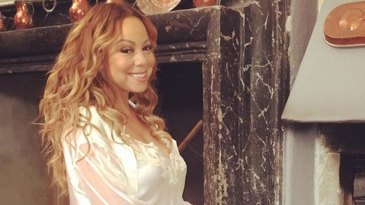 Mariah Carey Dons Sexy Lingerie And Heels While Showing Off Her Pizza Making Skills 