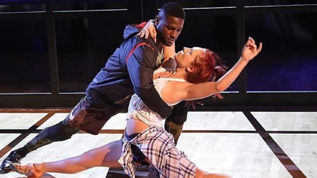 Sharna Burgess Wears Antonio Brown's Steeler Jersey to DWTS