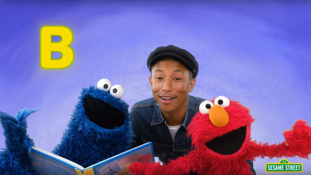 Pharrell Williams Teaches Elmo and Cookie Monster About the Magic of