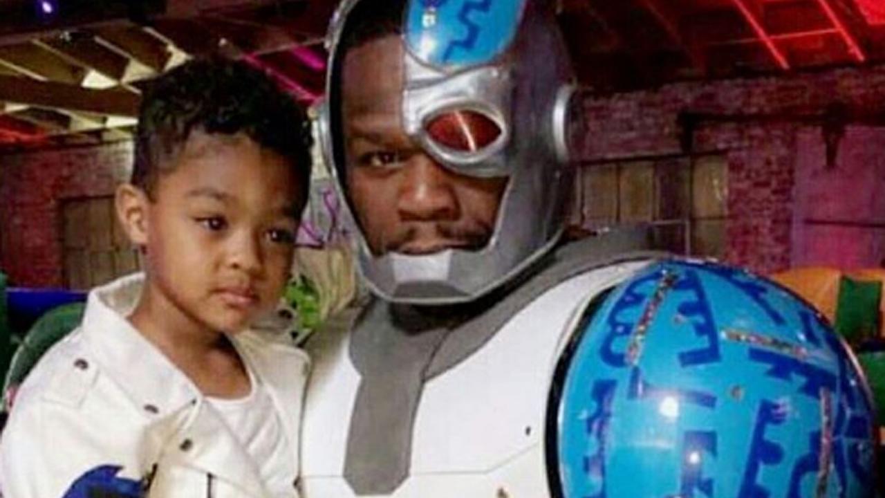 50 Cent Goes Full Cyborg for Son's 4th Birthday | Entertainment Tonight