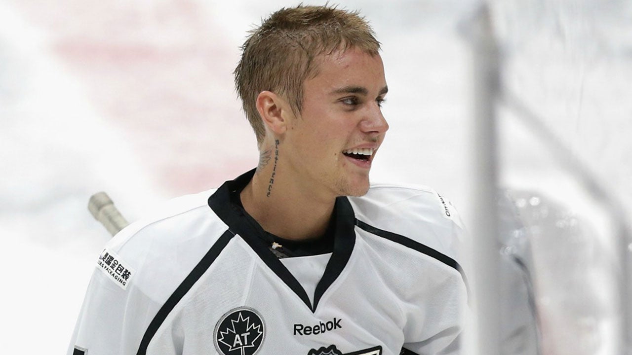 Justin Bieber Bounces Back From Big Hit At NHL All-Star Celebrity ...