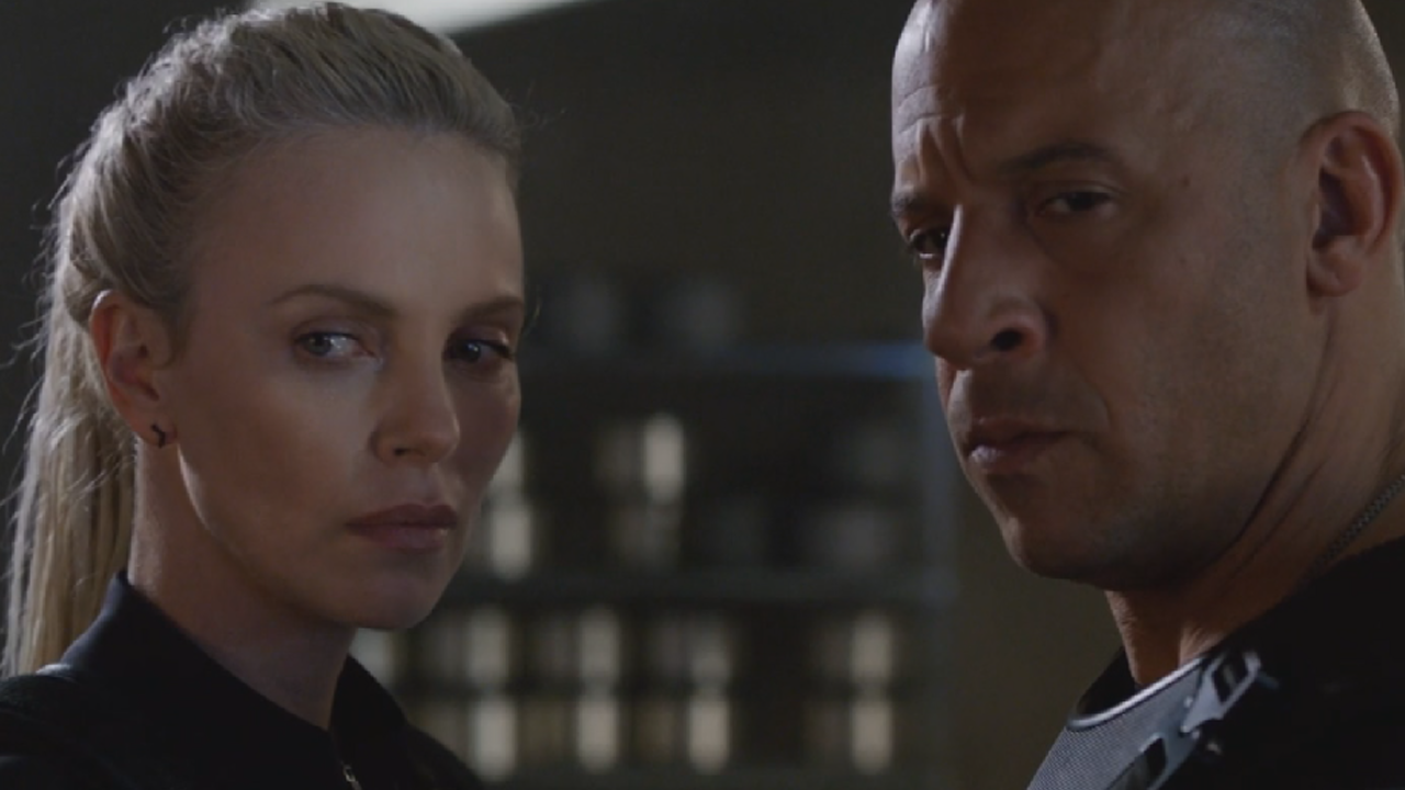 Watch Fate Of The Furious Super Bowl Spot Has A Charlize Theron Kiss Underwater Driving