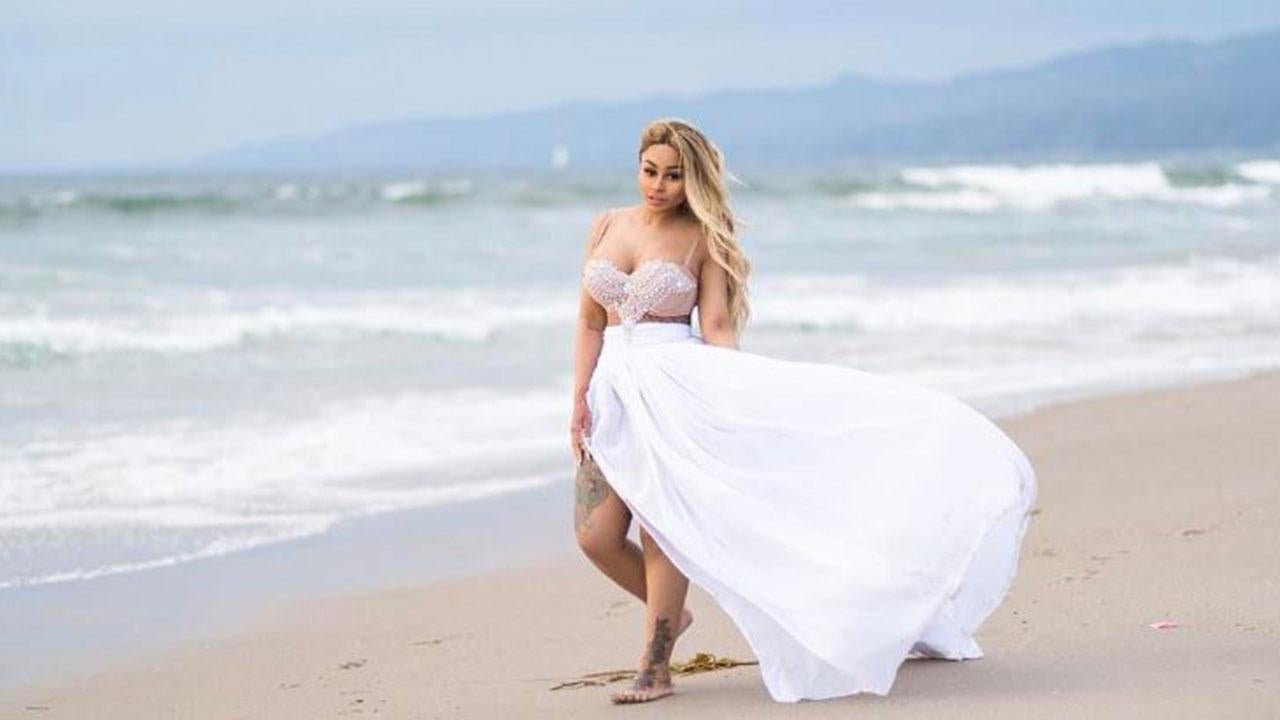 Blac Chyna Gives Off Bridal Vibes In Beach Photo Shoot