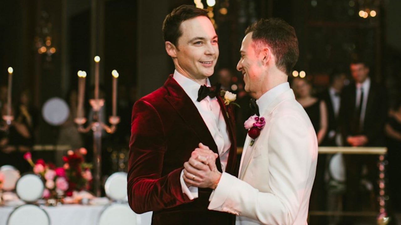 Jim Parsons Shares New Pics From Wedding To Todd Spiewak See Their Sweet First Dance 4154