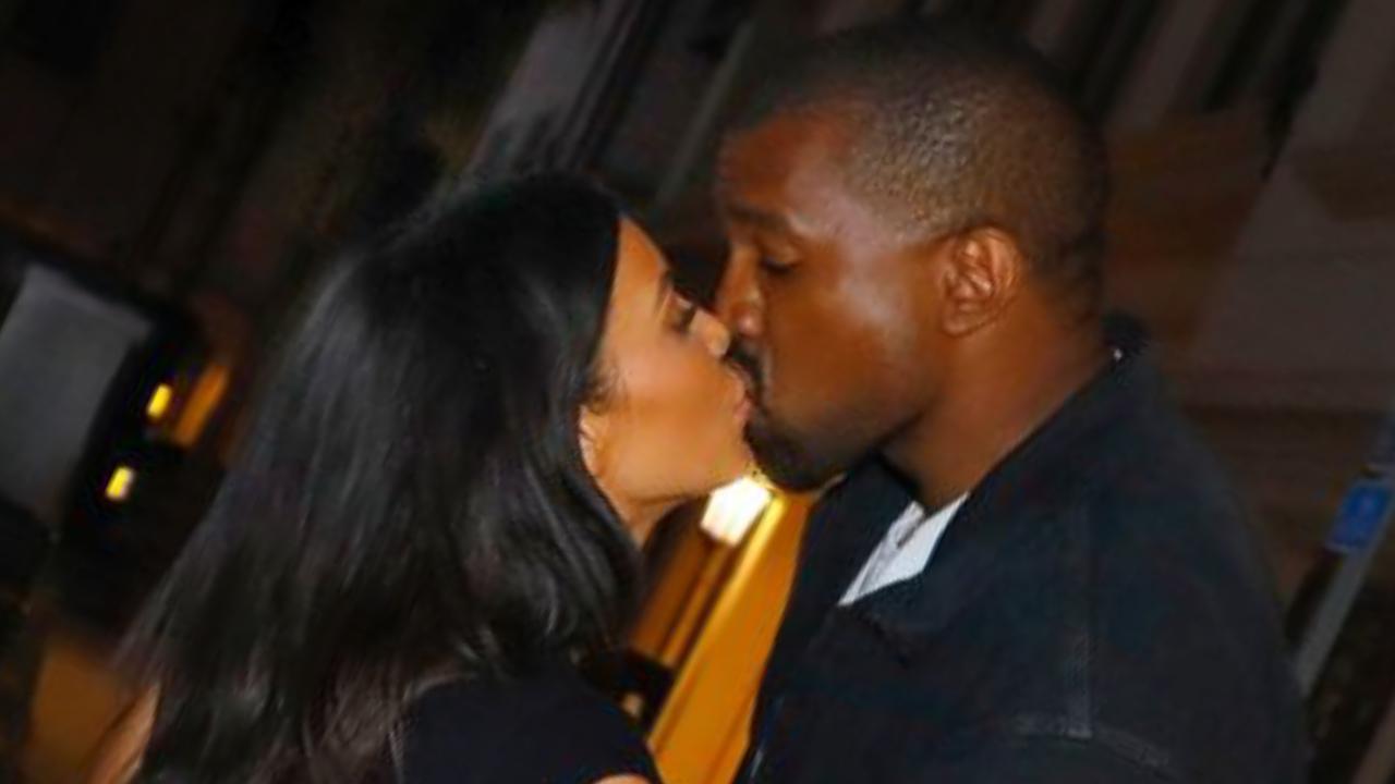Kim Kardashian And Kanye West Share A Sweet Kiss During Date Night See The Pic