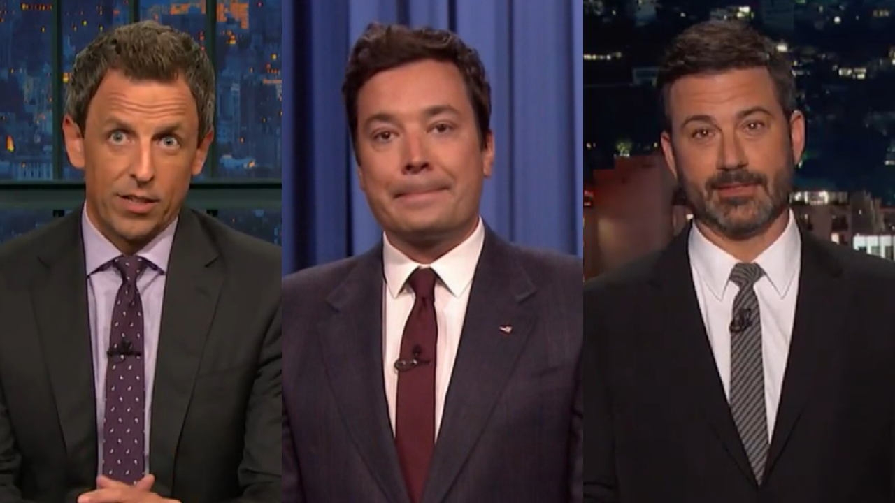 Late Night Hosts Get Serious Addressing Charlottesville Rally and ...