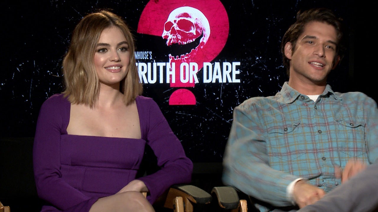 Watch Lucy Hale And Tyler Posey Play Truth Or Dare Exclusive Entertainment Tonight 