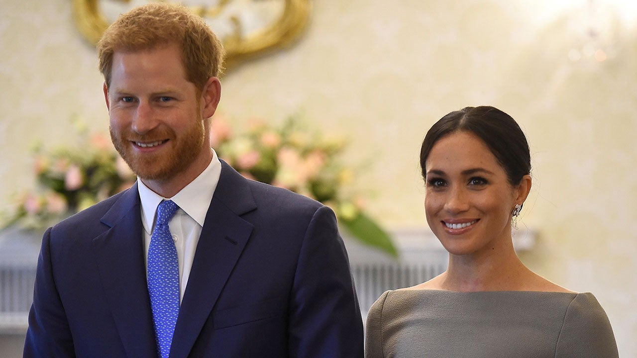 Meghan Markle Continues Her Love Of Boat Neck Dresses During Ireland Visit With Prince Harry Entertainment Tonight