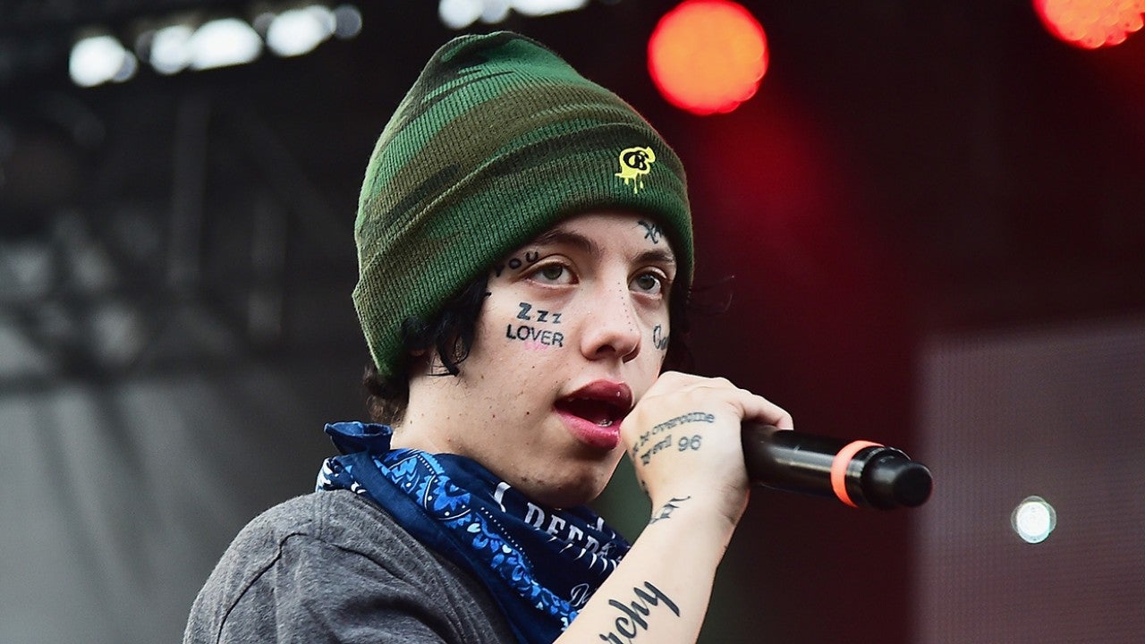 Lil Xan Claims He Was Hospitalized After Eating Flamin Hot Cheetos Entertainment Tonight - flaming hot cheetos roblox id